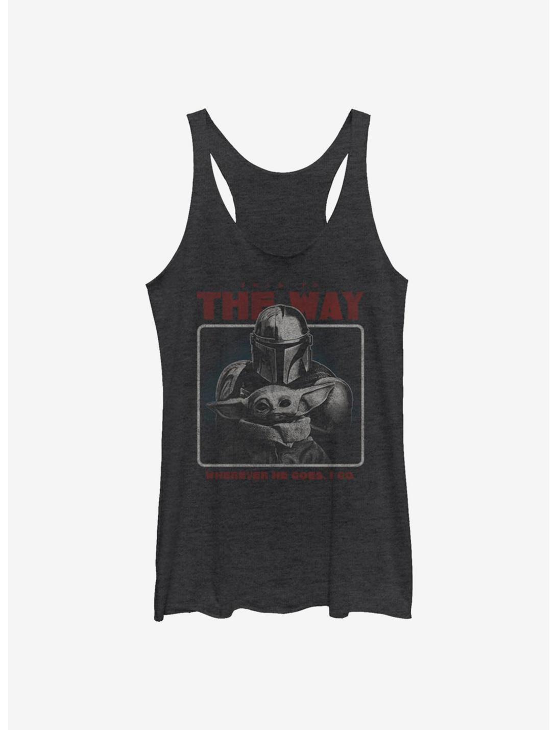 Star Wars The Mandalorian Retro This Is The Way Girls Tank Top, BLK HTR, hi-res