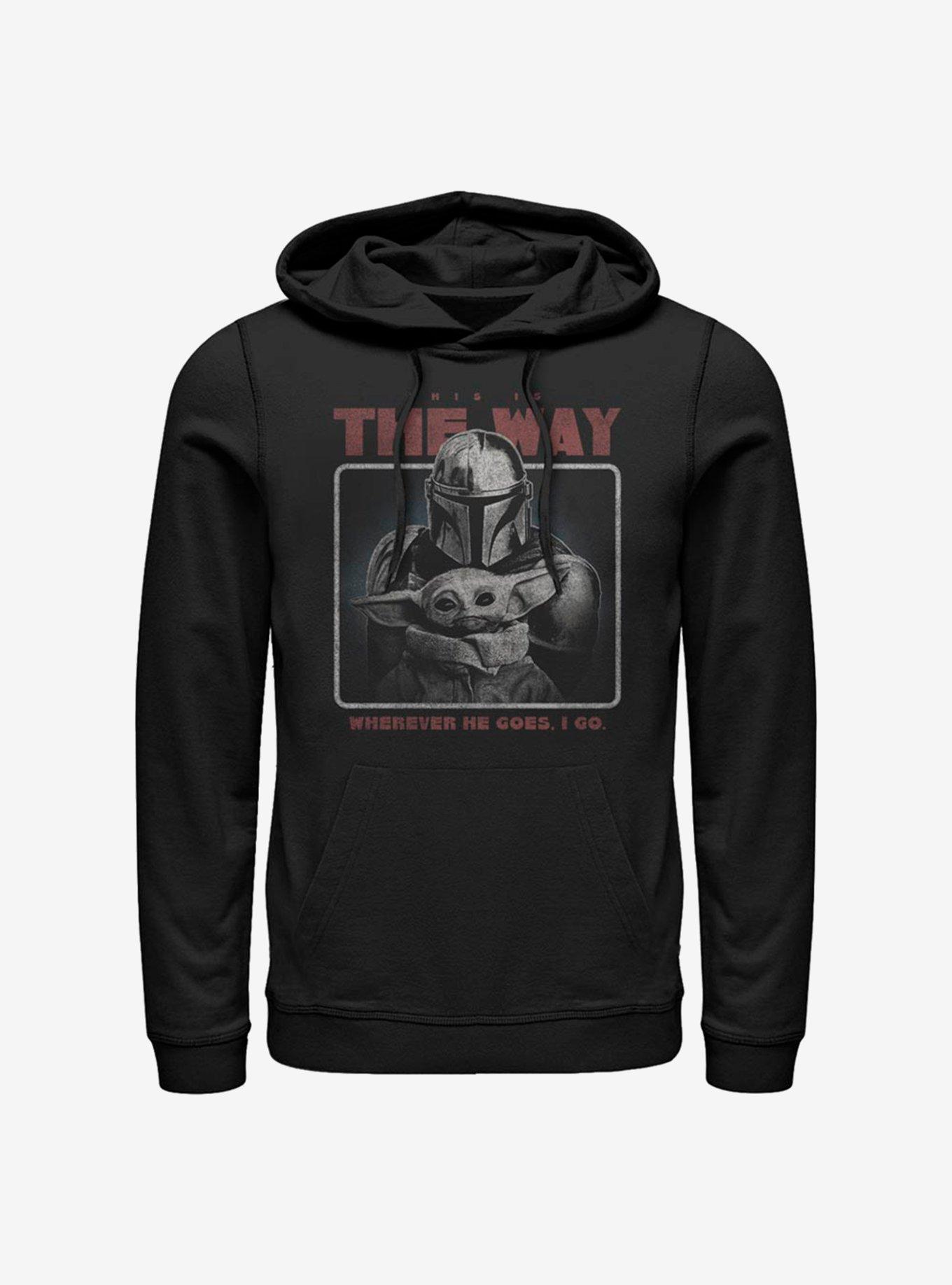 Star Wars The Mandalorian Retro This Is The Way Hoodie, BLACK, hi-res