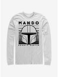 Star Wars The Mandalorian Mando The Way Long-Sleeve T-Shirt, WHITE, hi-res