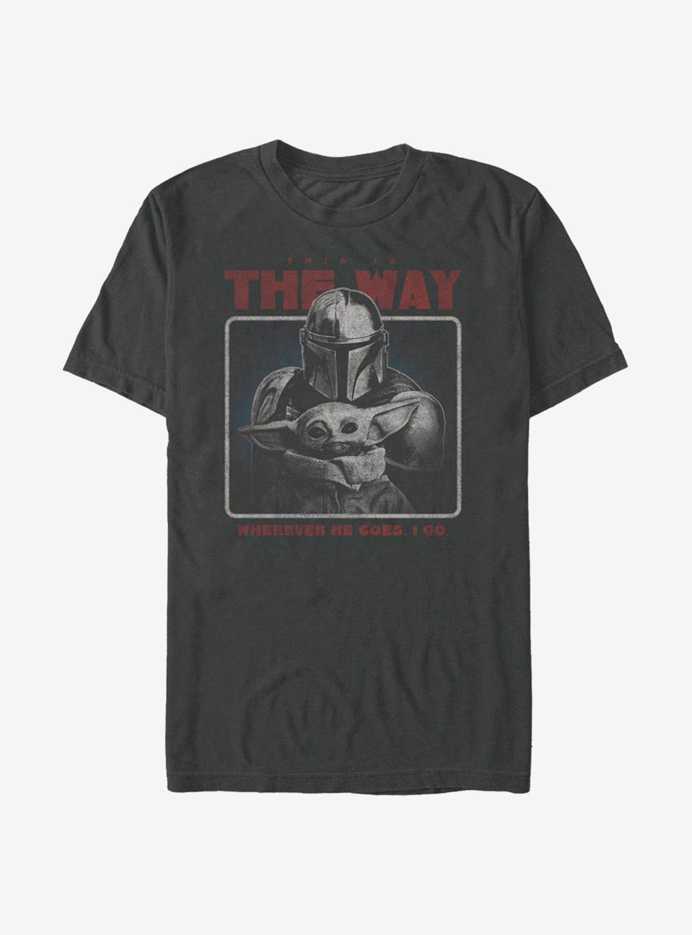 Star Wars The Mandalorian Retro This Is The Way T-Shirt, CHARCOAL, hi-res