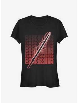 Star Wars The Mandalorian Darksaber Text Girls T-Shirt, , hi-res