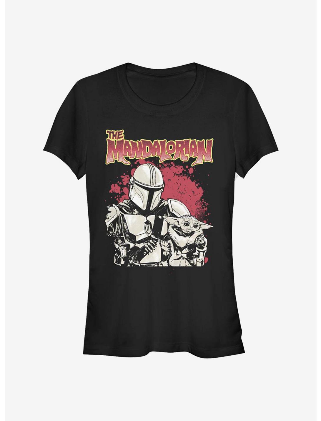 Star Wars The Mandalorian Great Pair Girls T-Shirt, BLACK, hi-res