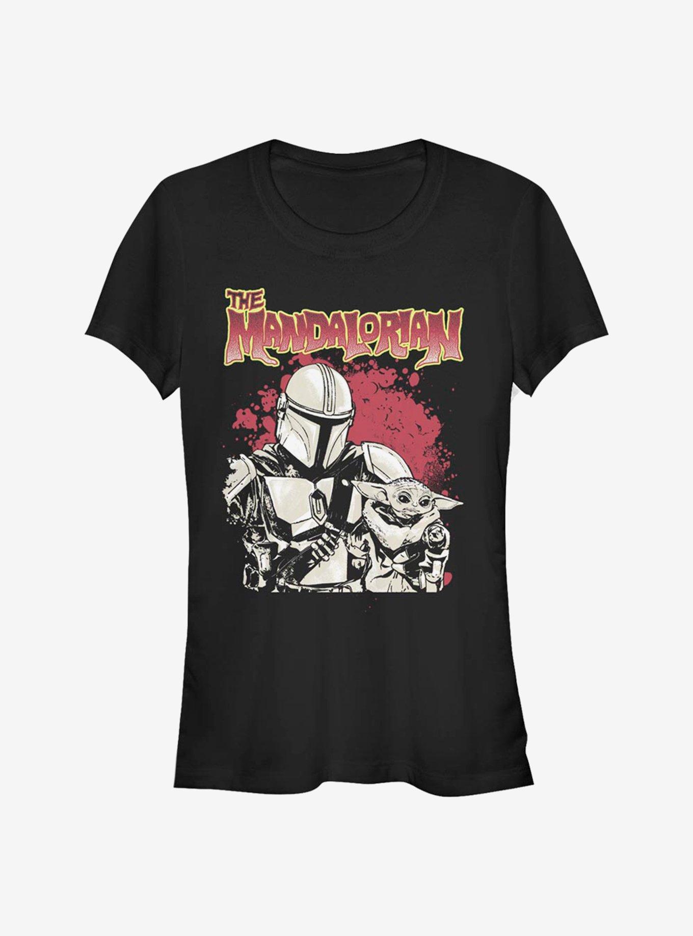 Star Wars The Mandalorian Great Pair Girls T-Shirt, BLACK, hi-res