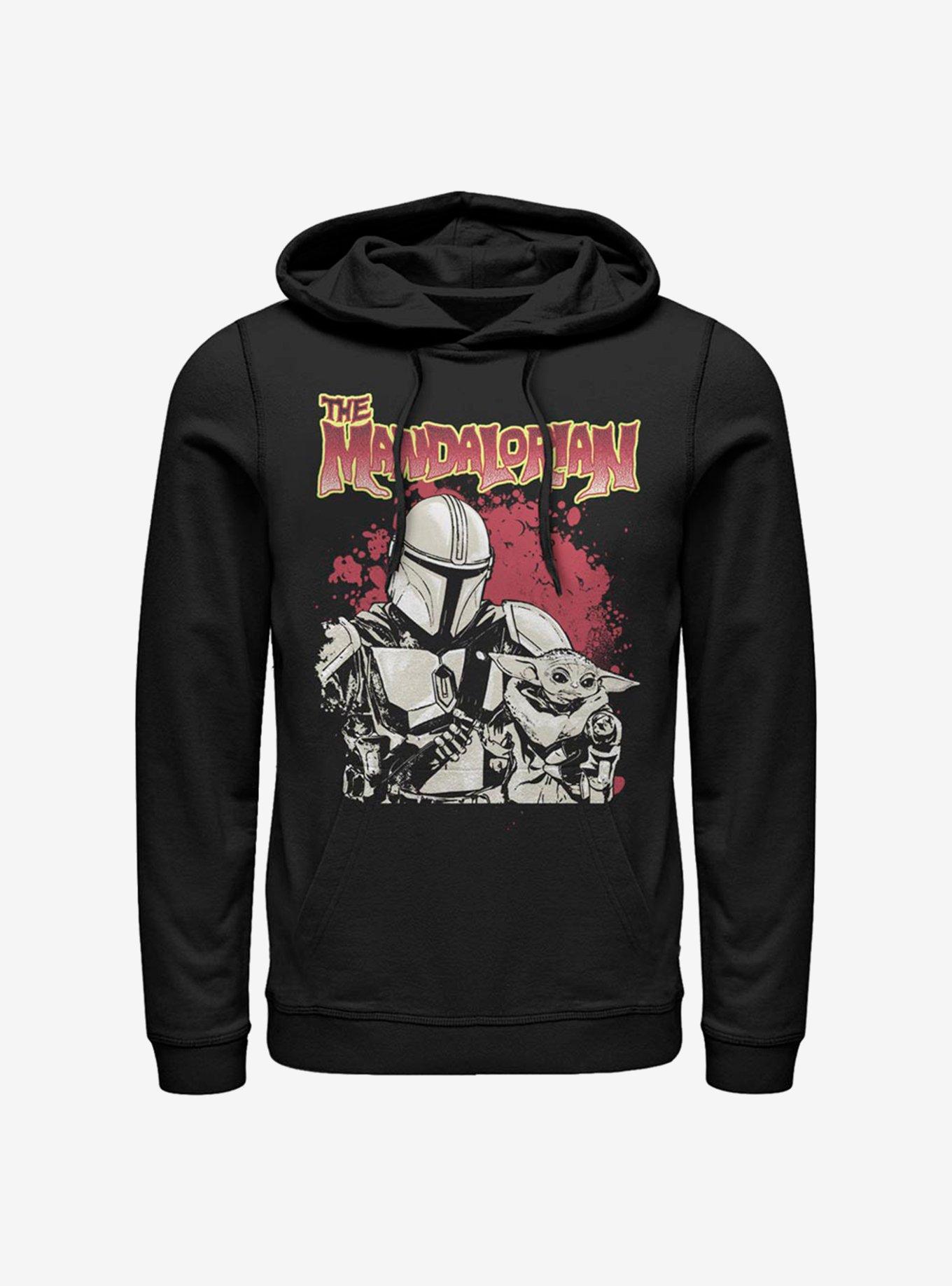 Star Wars The Mandalorian Great Pair Hoodie, BLACK, hi-res