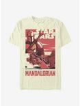Star Wars The Mandalorian Mad Mando Poster T-Shirt, NATURAL, hi-res