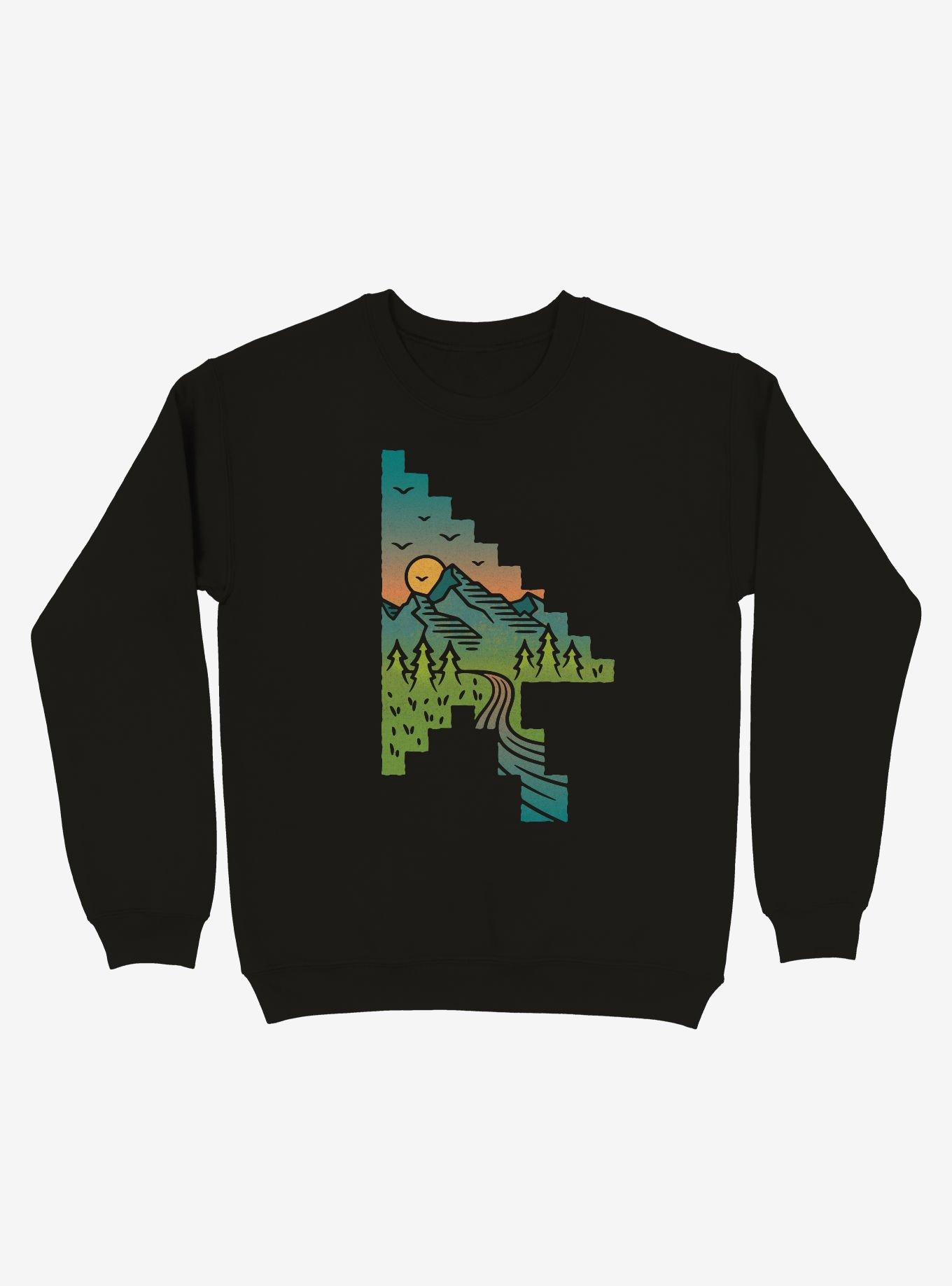 Point Of View Landscape Crew Sweatshirt, , hi-res