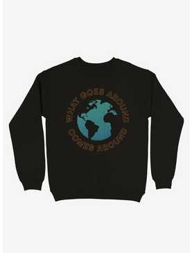 What Goes Around Comes Around Earth Crew Sweatshirt, , hi-res