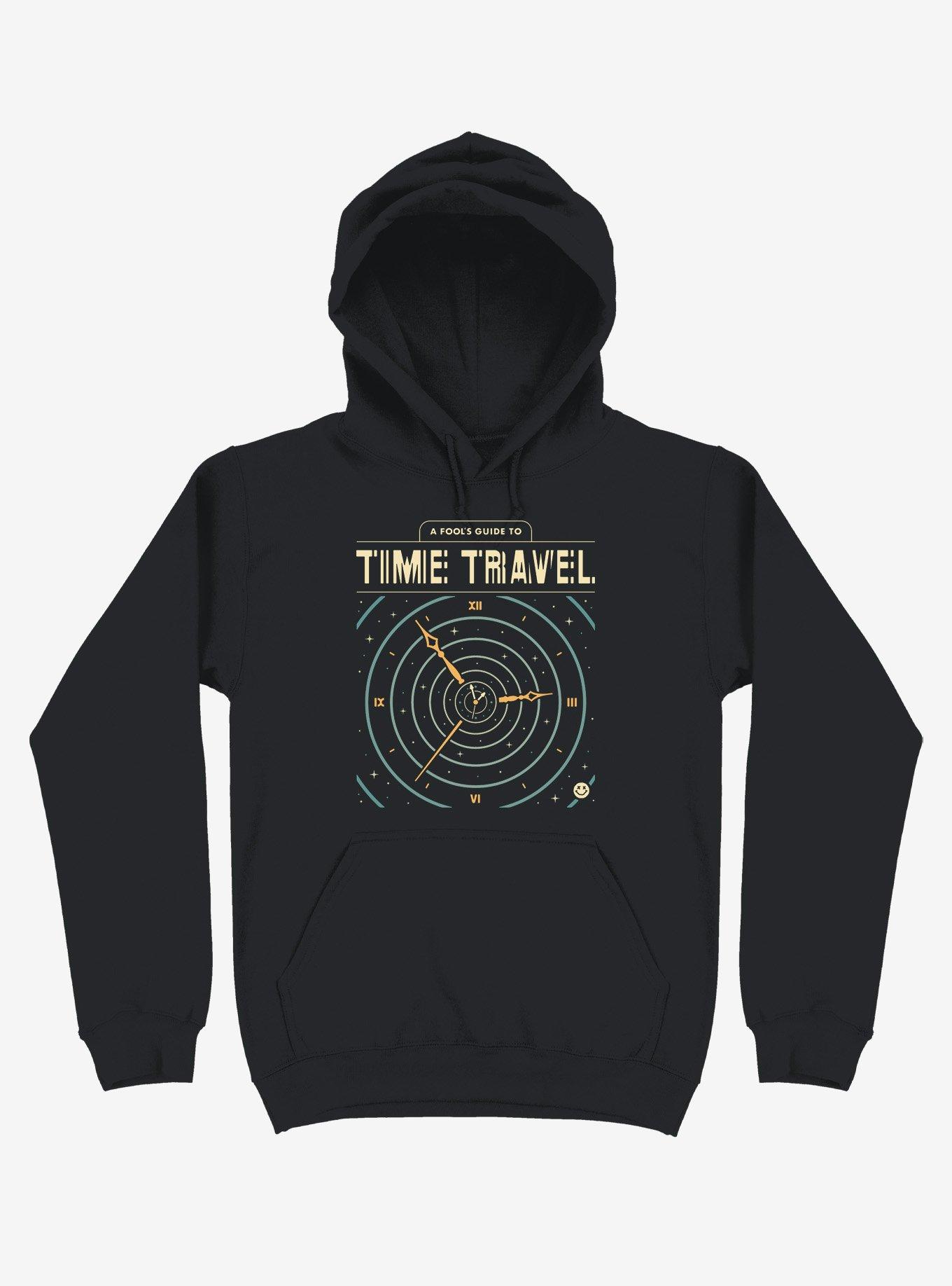 A Fool's Guide To Time Travel Hoodie, BLACK, hi-res