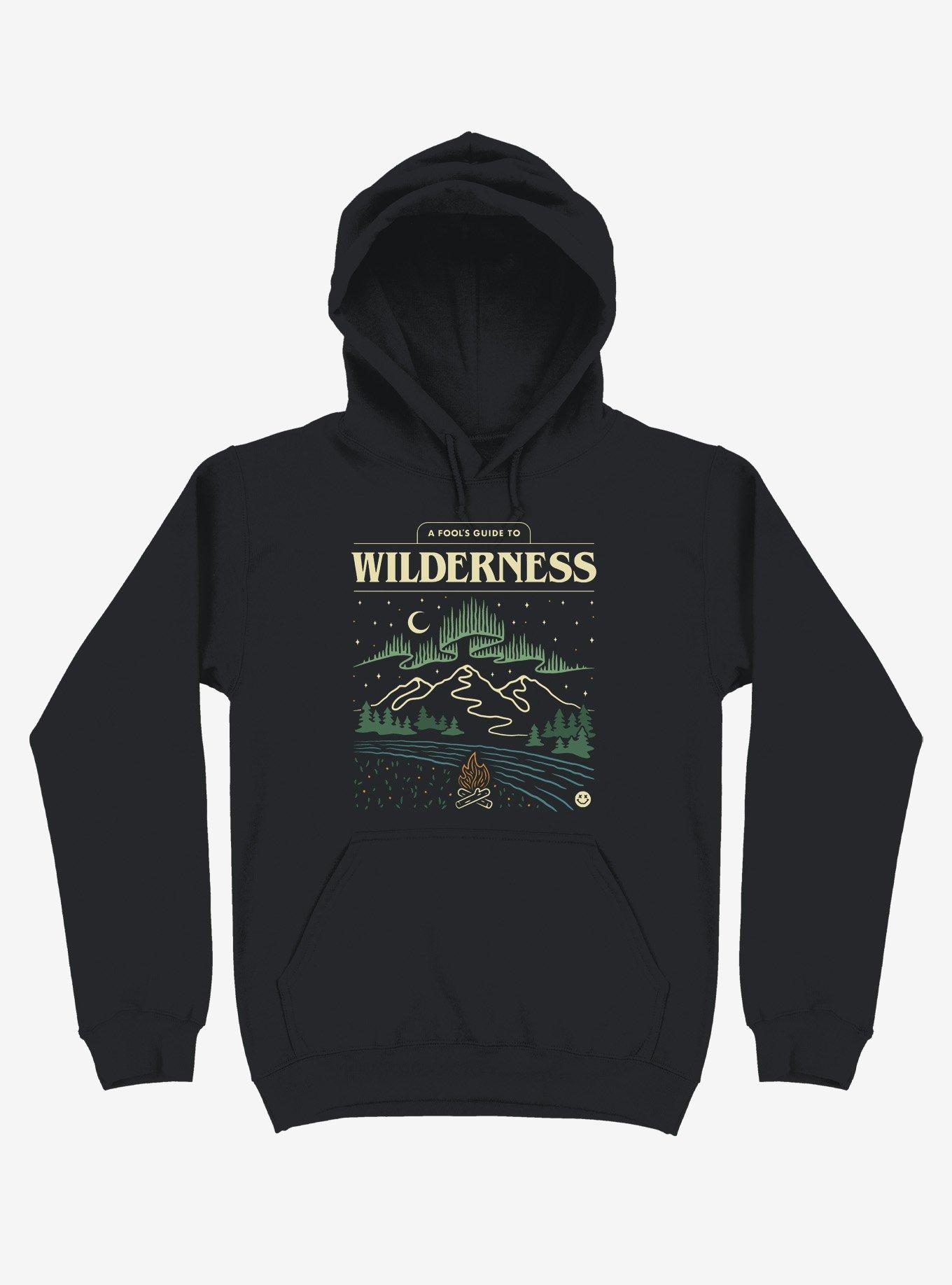 A Fool's Guide To Wilderness Hoodie, BLACK, hi-res