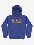 Not Alright Stacked Text Hoodie, ROYAL, hi-res