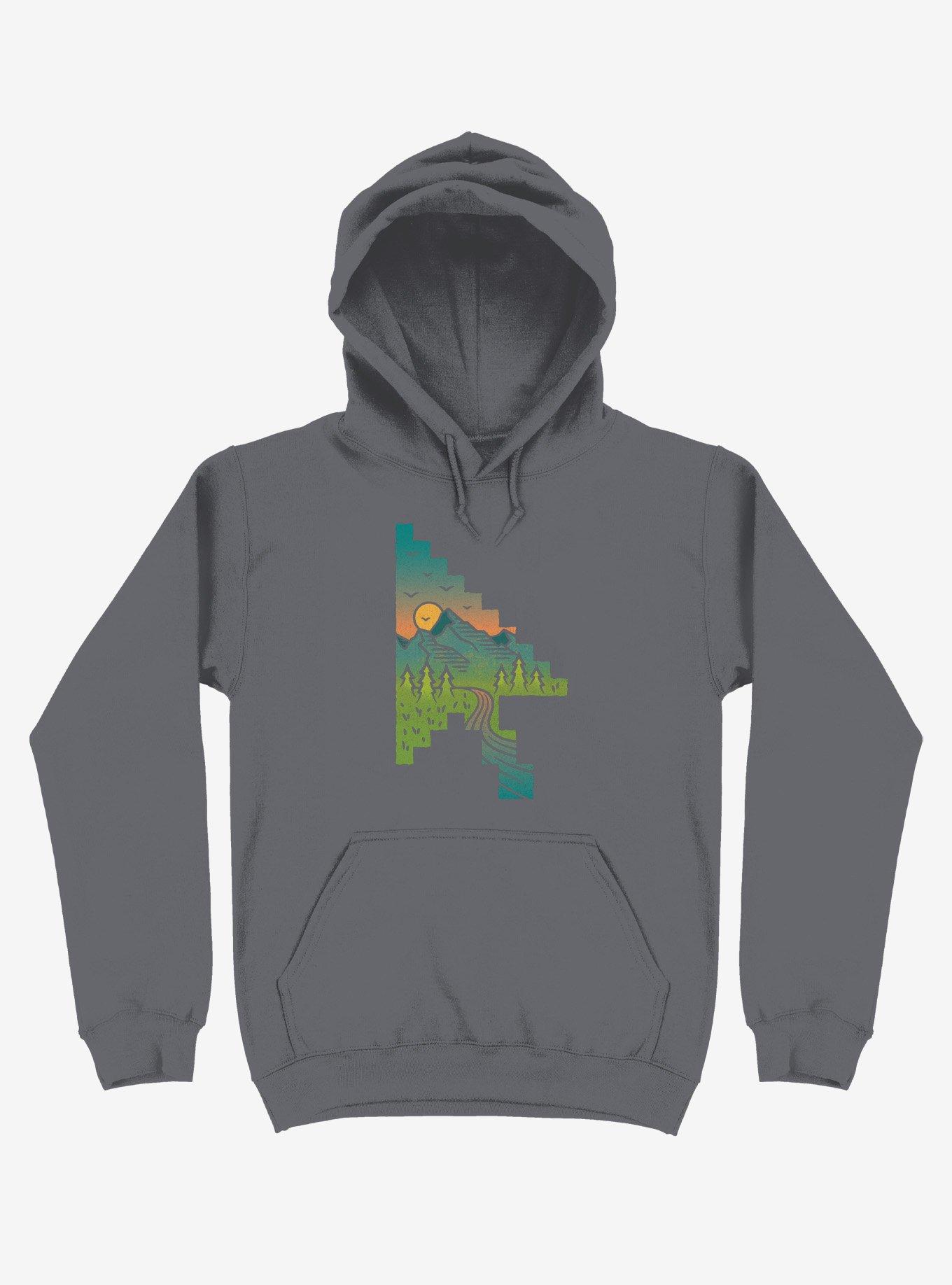 Point Of View Landscape Hoodie, CHARCOAL, hi-res