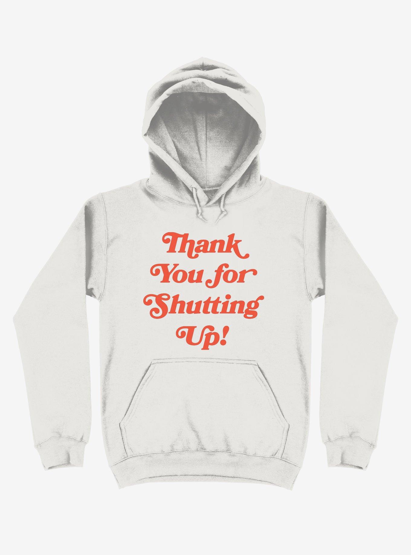 The Customer's Always Right Hoodie, WHITE, hi-res