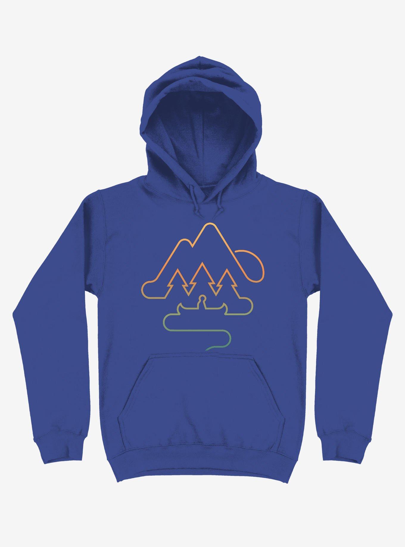 Tree And Canoe Outline Hoodie, , hi-res