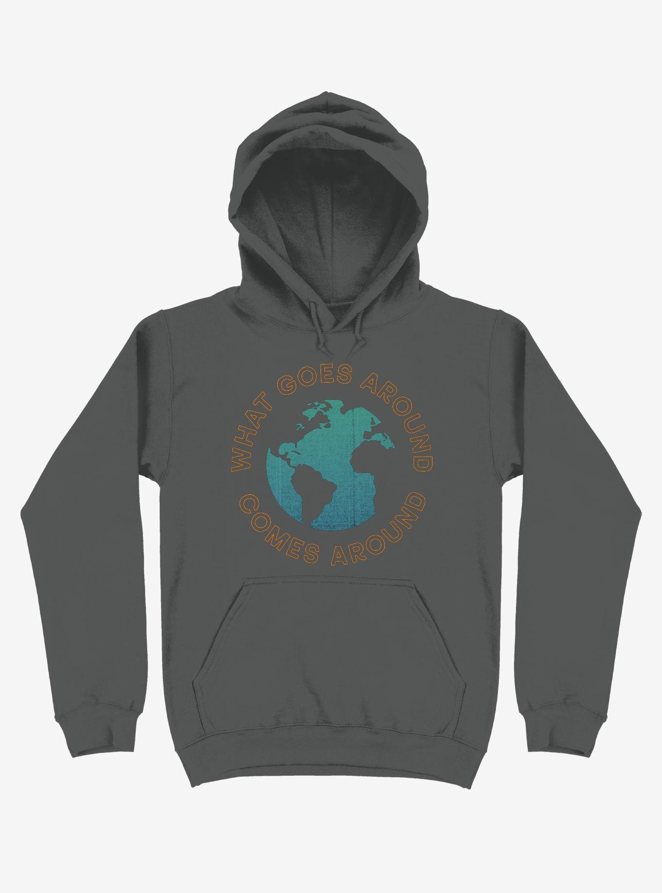What Goes Around Comes Around Earth Hoodie, , hi-res