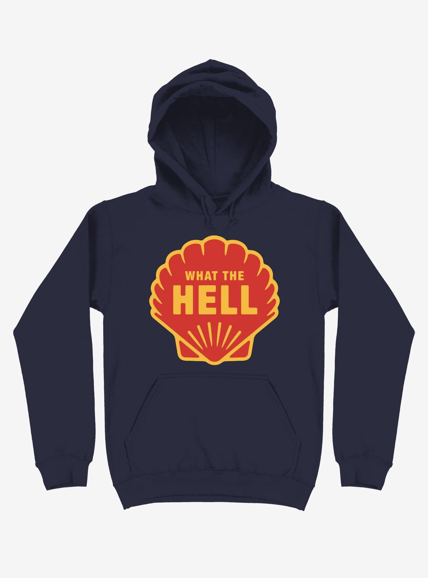 What The Hell Shell Hoodie, NAVY, hi-res