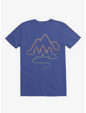 Tree And Canoe Outline T-Shirt, , hi-res