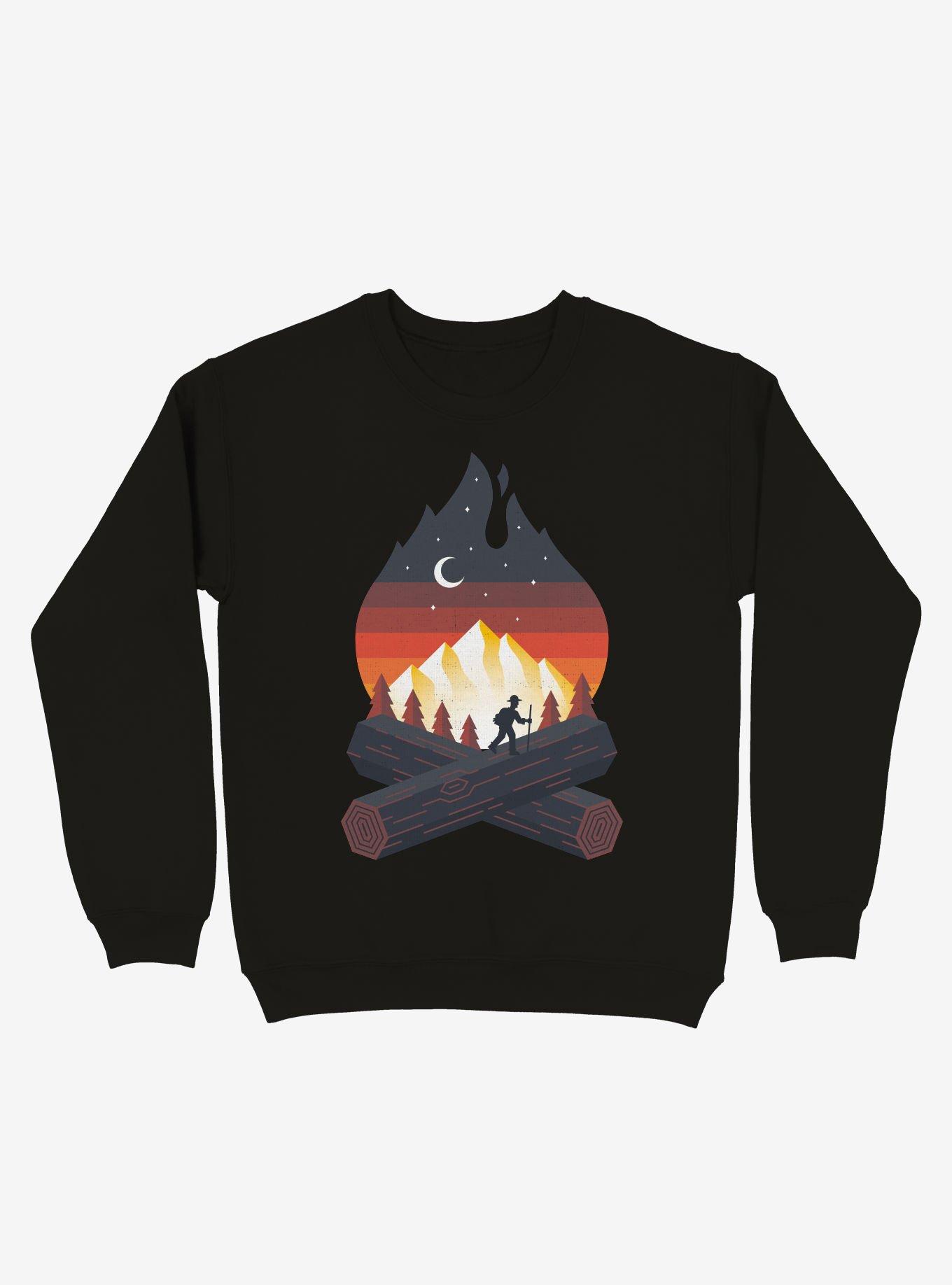Wildfire Adventure Outline Crew Sweatshirt, , hi-res