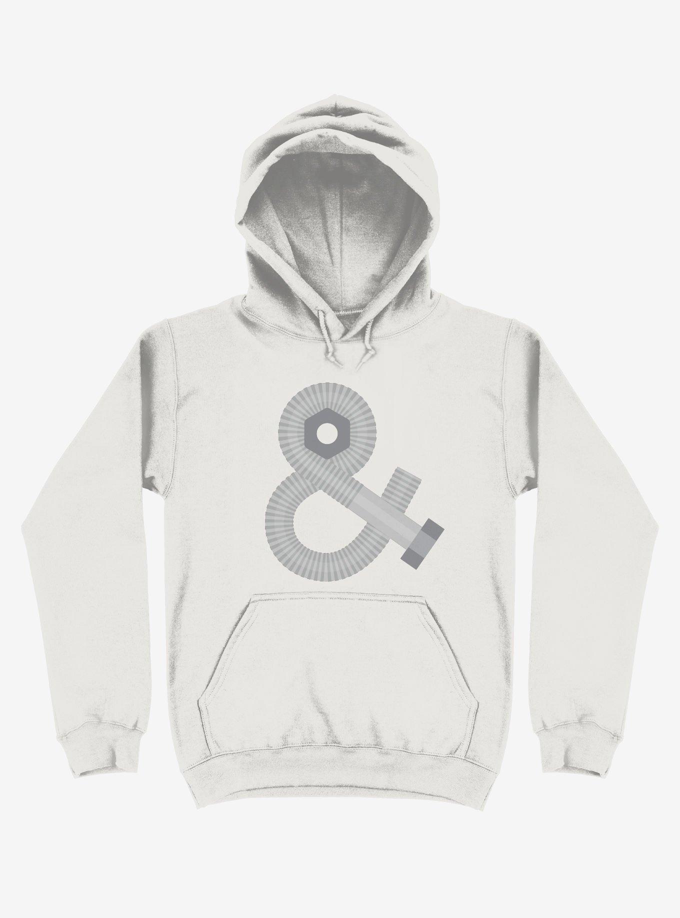 Nuts & Bolts Hoodie, WHITE, hi-res