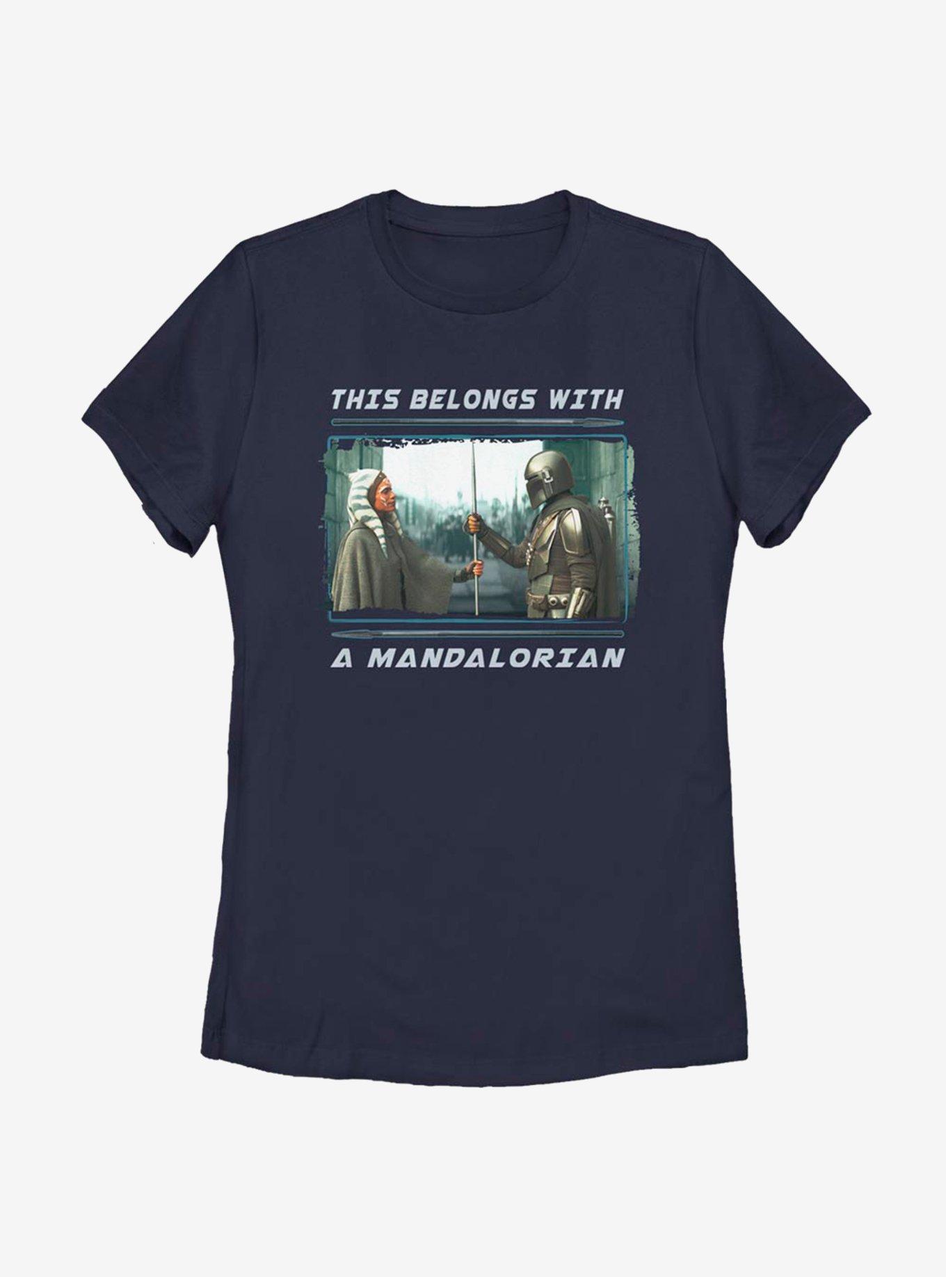 Star Wars The Mandalorian Season 2 Ahsoka Mando Womens T-Shirt, , hi-res