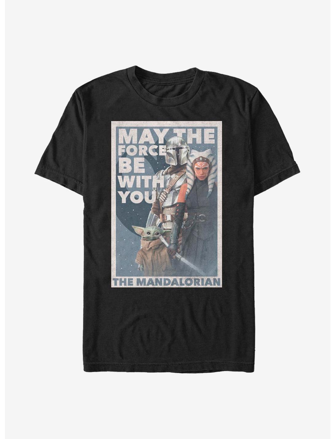 Star Wars The Mandalorian Season 2 Ahsoka Force Be With You T-Shirt, BLACK, hi-res