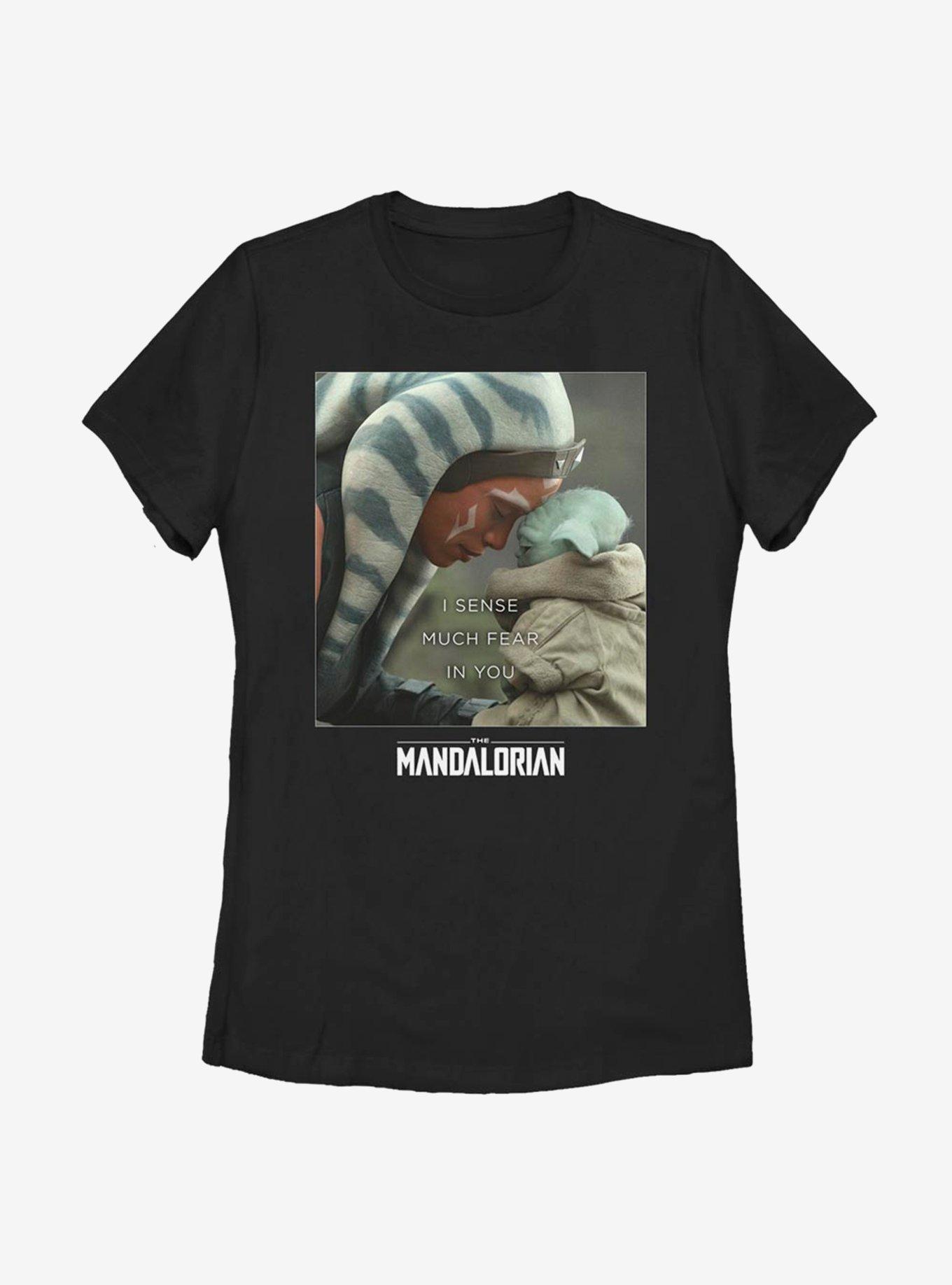 Star Wars The Mandalorian Season 2 Ahsoka The Child Fear Womens T-Shirt, BLACK, hi-res