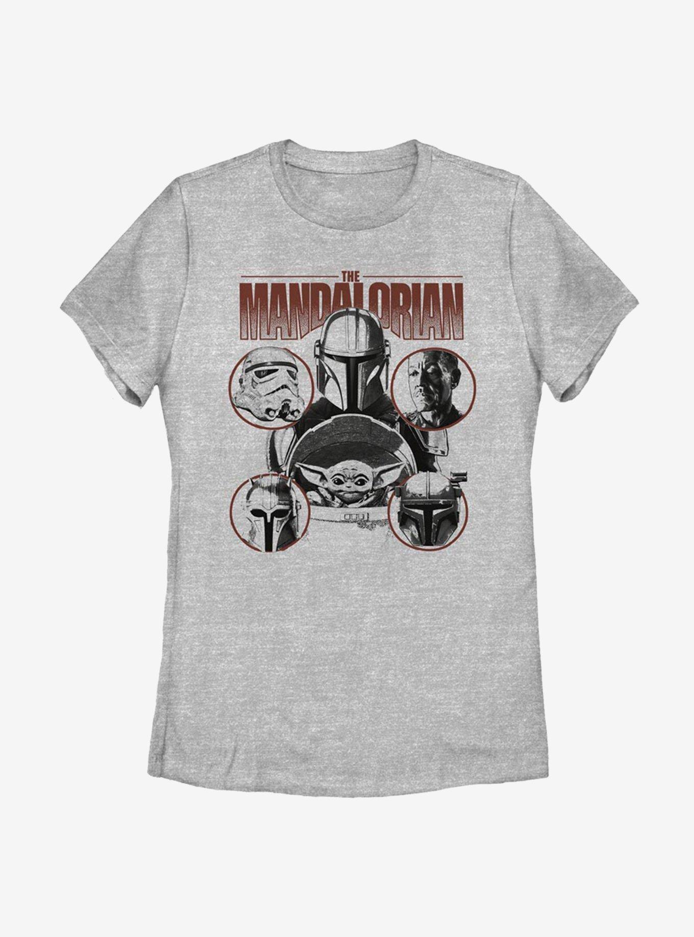 Star Wars The Mandalorian Favored Odds Womens T-Shirt, ATH HTR, hi-res