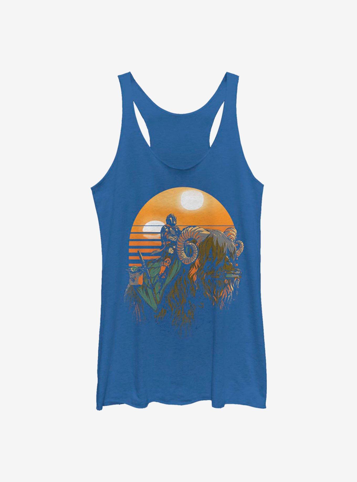Star Wars The Mandalorian Bantha Riders Womens Tank Top, ROY HTR, hi-res view 1