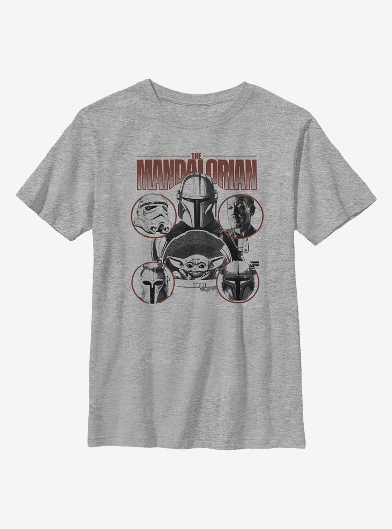 Star Wars The Mandalorian Favored Odds Youth T-Shirt, ATH HTR, hi-res