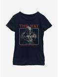 Star Wars The Mandalorian Retro Way Youth Girls T-Shirt, NAVY, hi-res