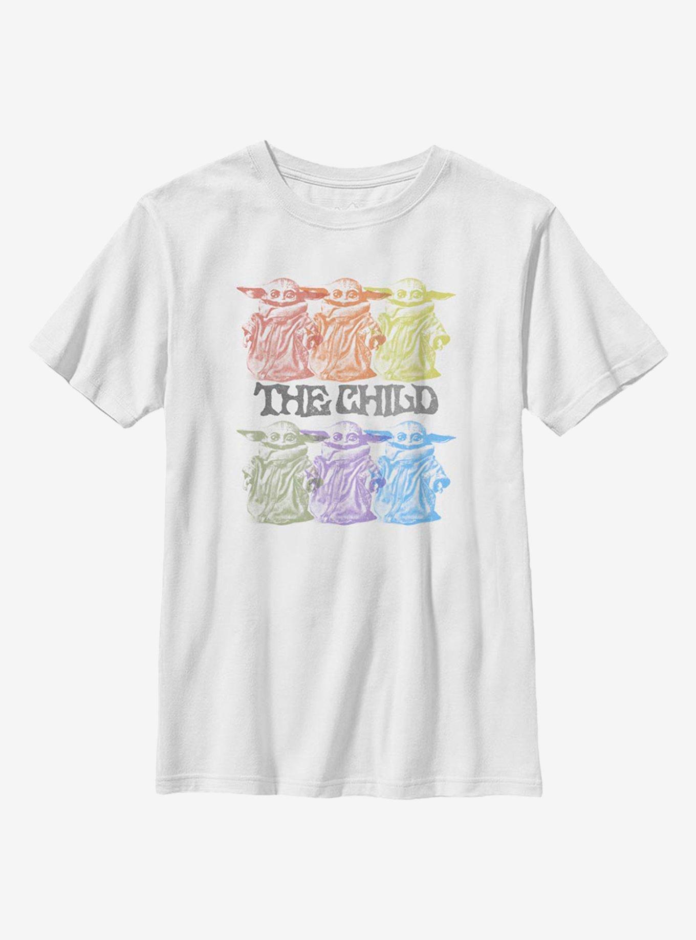Star Wars The Mandalorian Vintage Innocence Youth T-Shirt, WHITE, hi-res view 1