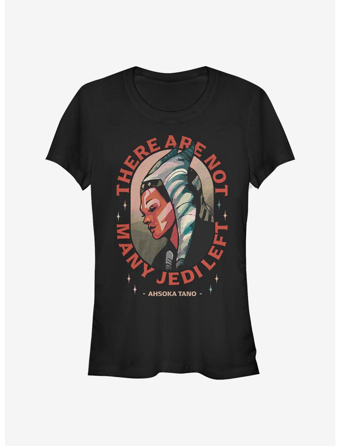 Star Wars The Mandalorian There Are Not Many Jedi Left Girls T-Shirt, BLACK, hi-res