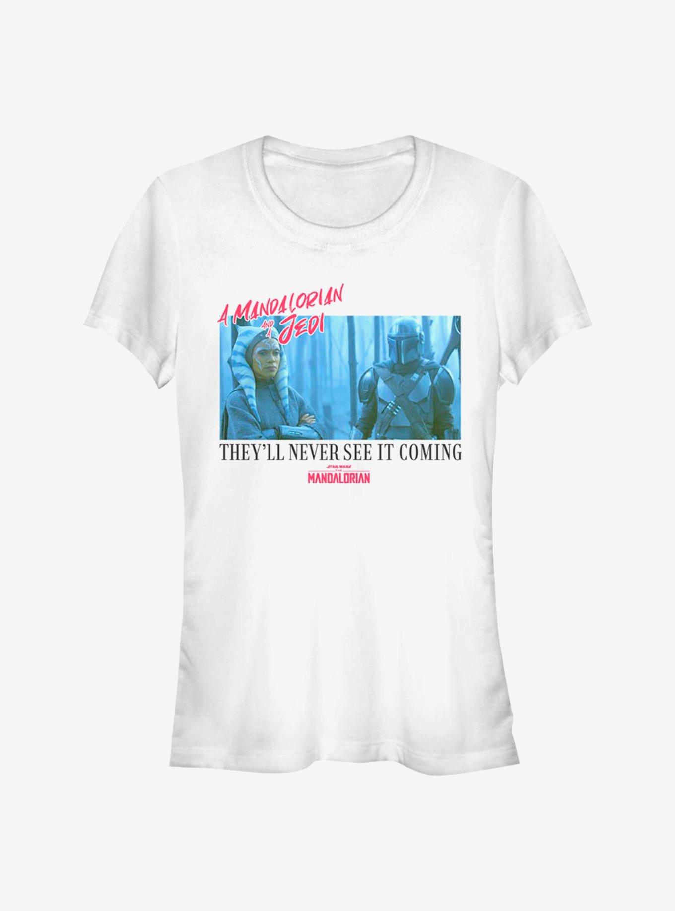 The Mandalorian Baby Girl's Crew Neck Tee - Star Wars Official Merchandise