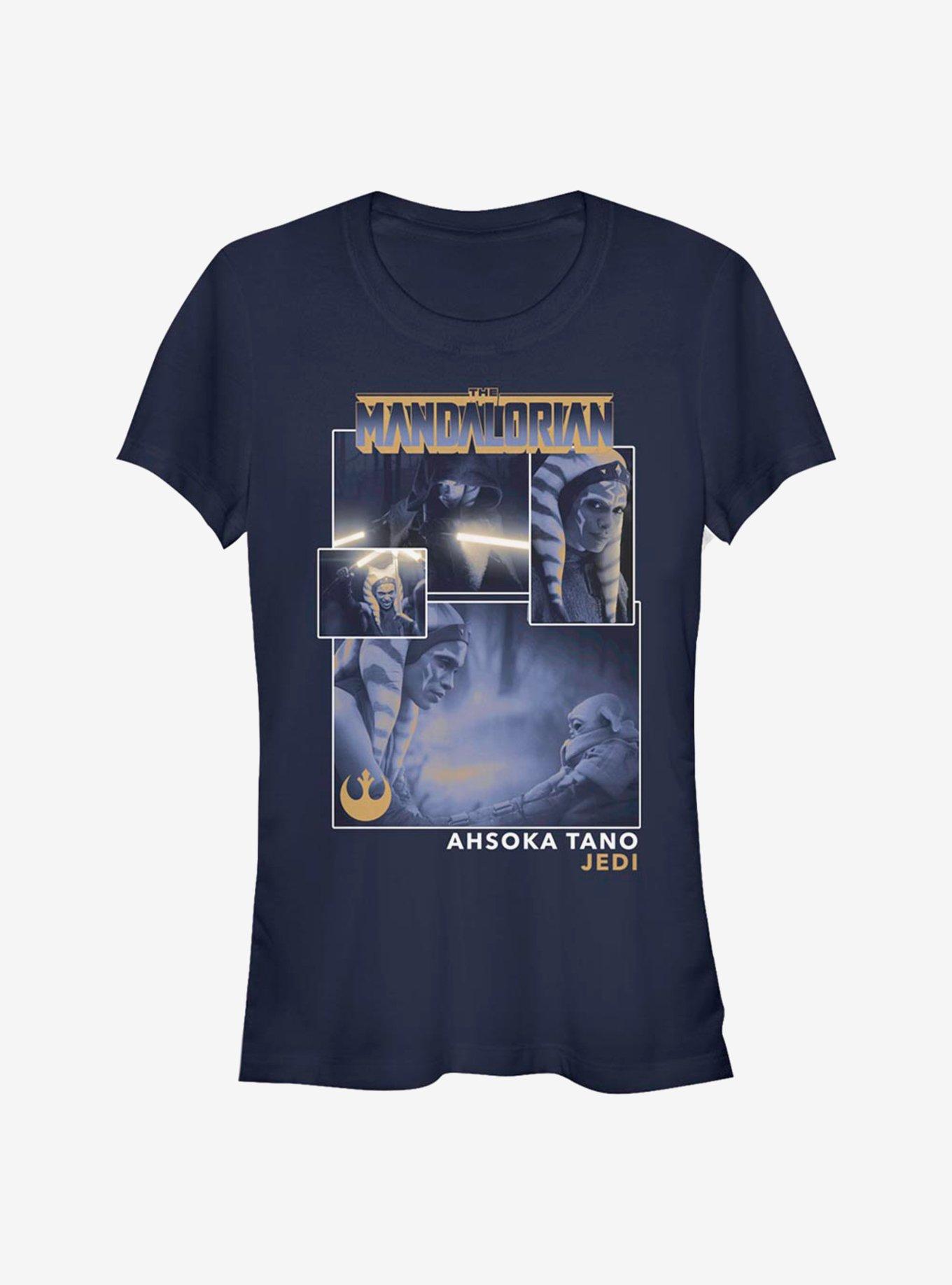 Star Wars The Mandalorian Ahsoka Tano Scenes Girls T-Shirt