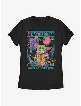 Star Wars The Mandalorian Neon Poster Womens T-Shirt, , hi-res