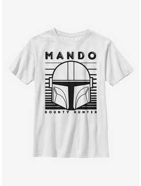 Star Wars The Mandalorian Mando Monotone Youth T-Shirt, , hi-res