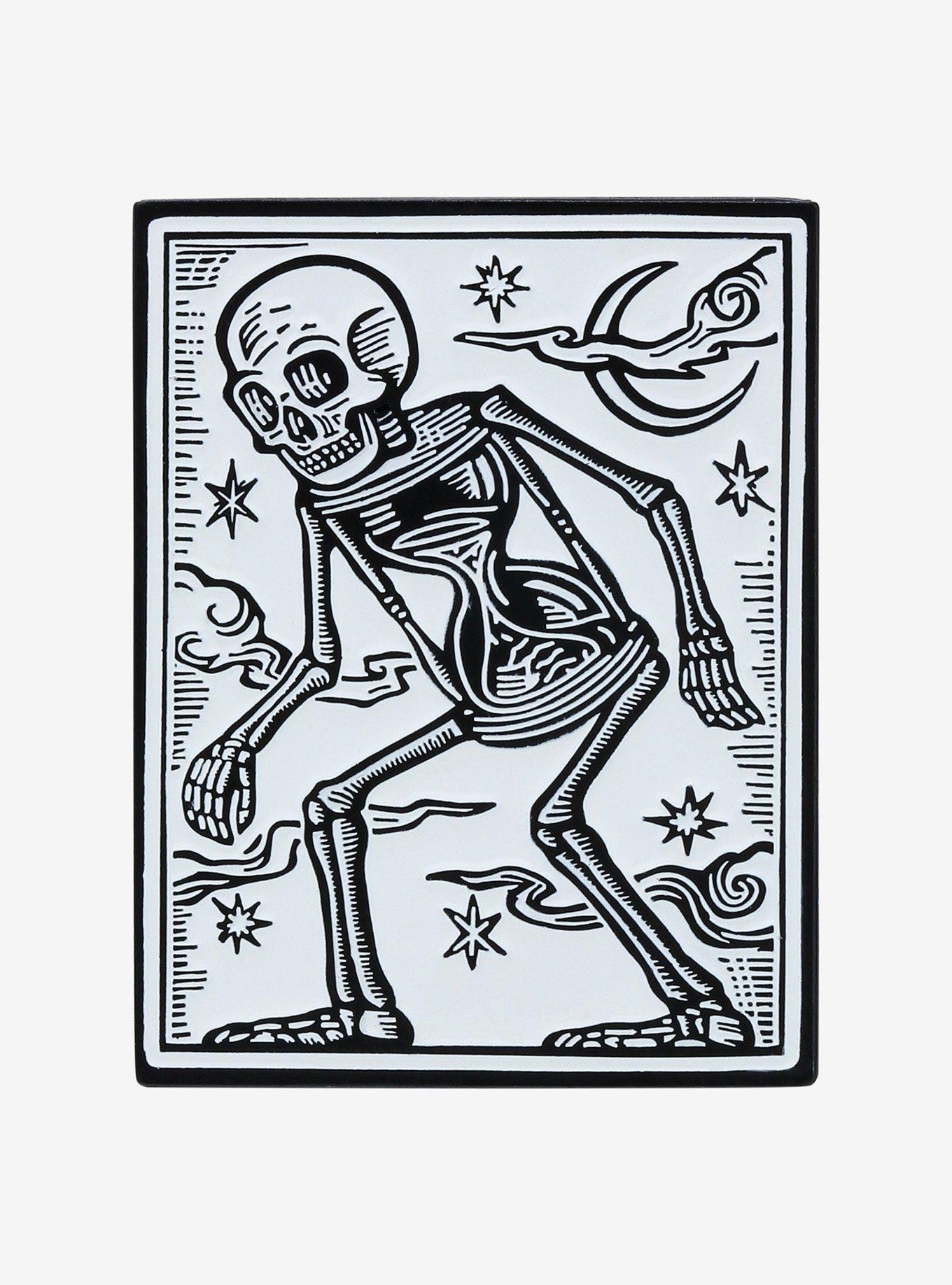 Danse Macabre Enamel Pin By Brian Reedy, , hi-res