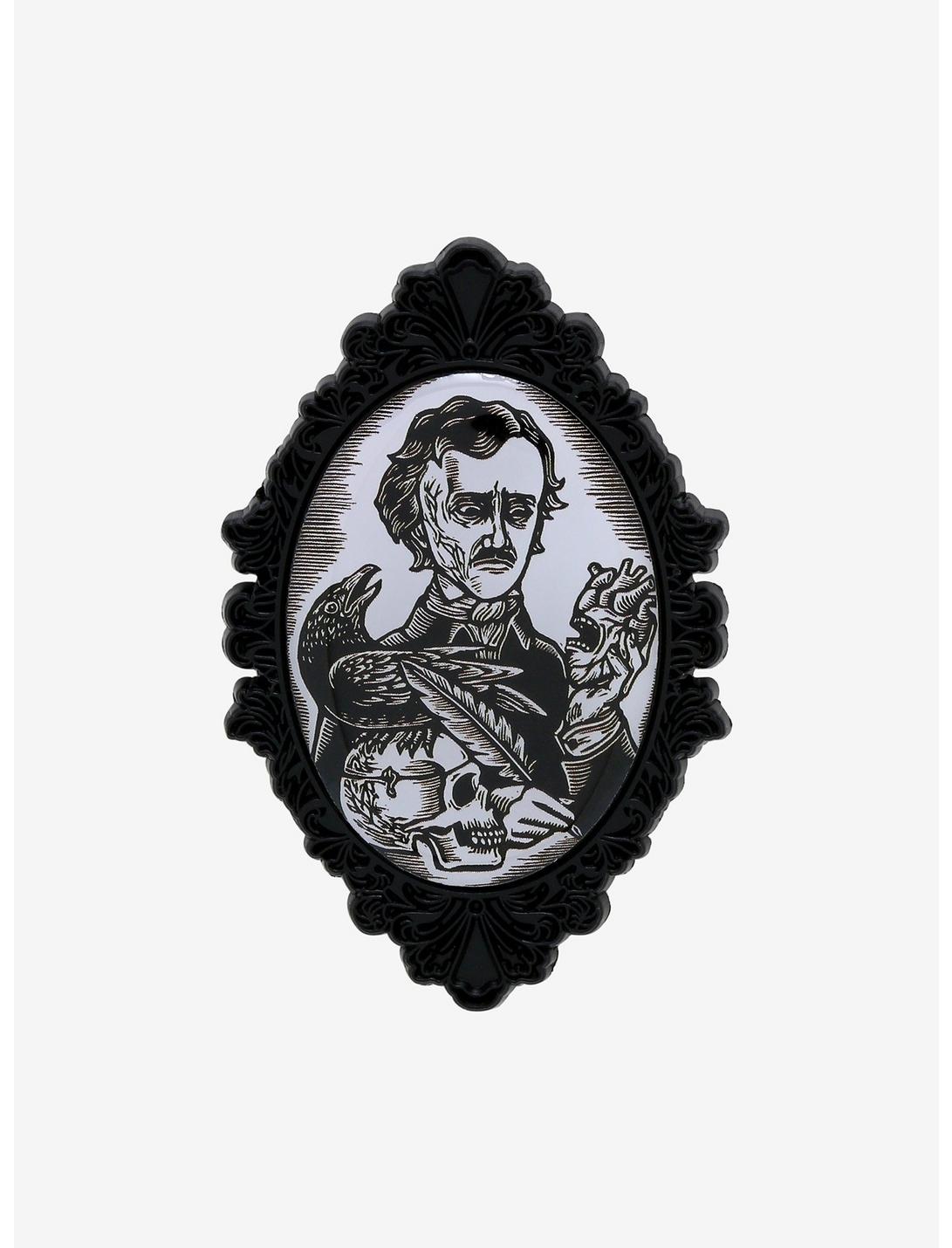 Ex Libris Edgar Allan Poe Enamel Pin By Brian Reedy, , hi-res