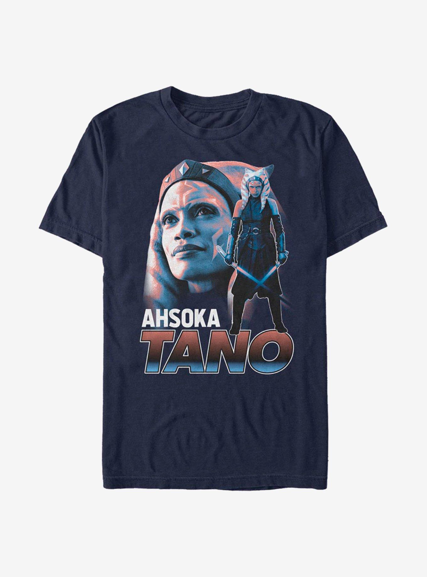 Star Wars The Mandalorian Ahsoka Tano Jedi T-Shirt, NAVY, hi-res