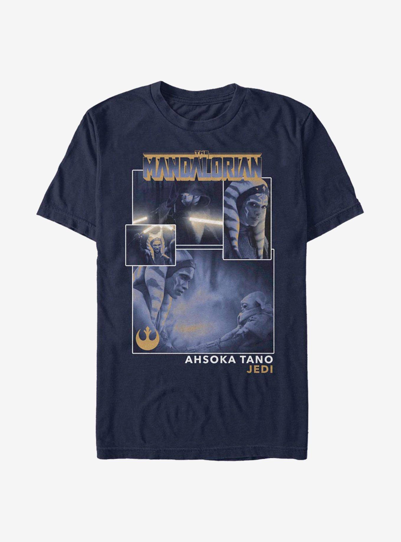 Star Wars The Mandalorian Ahsoka Tano Scenes T-Shirt, NAVY, hi-res