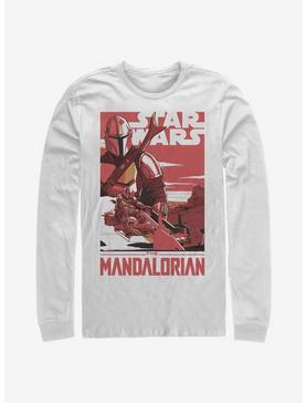 Star Wars The Mandalorian Mad Mando Poster Long-Sleeve T-Shirt, , hi-res