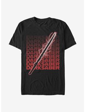 Star Wars The Mandalorian Darksaber Text T-Shirt, , hi-res