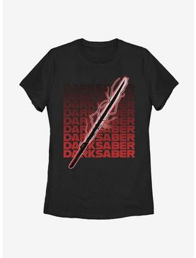 Star Wars The Mandalorian Darksaber Text Womens T-Shirt, , hi-res