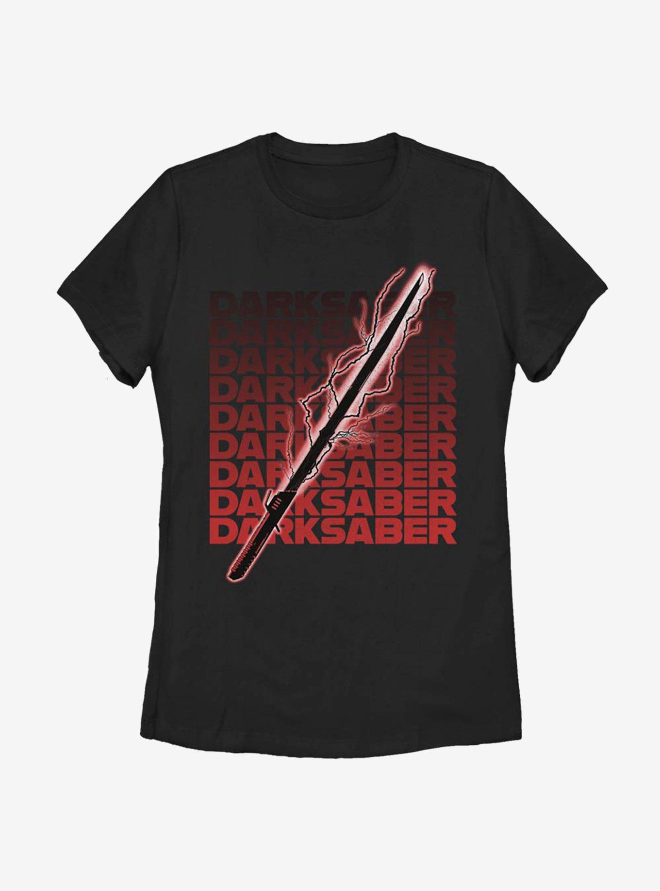 Star Wars The Mandalorian Darksaber Text Womens T-Shirt, , hi-res