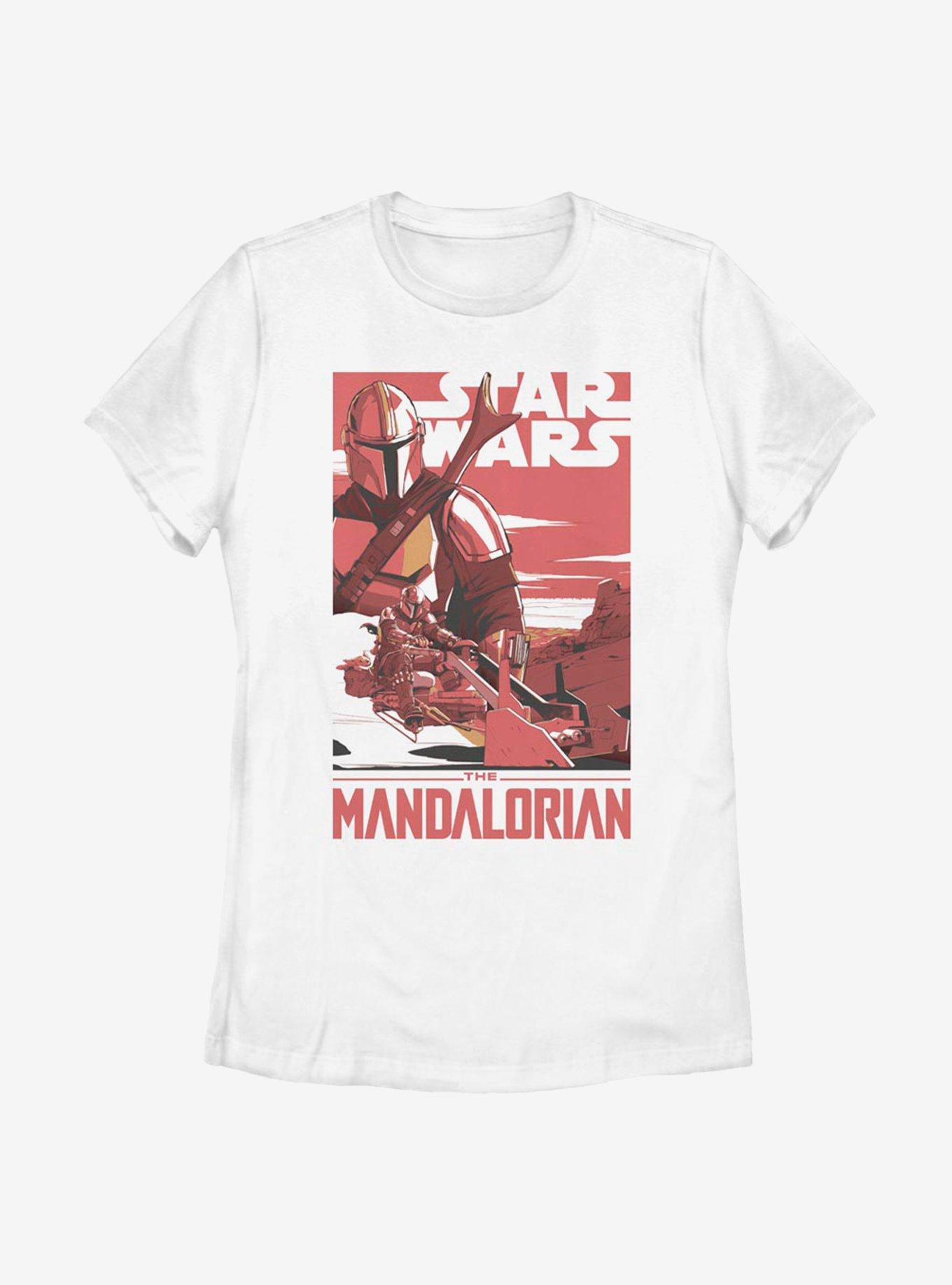 Star Wars The Mandalorian Mad Mando Poster Womens T-Shirt, , hi-res