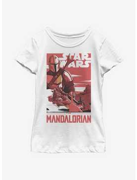 Star Wars The Mandalorian Mad Mando Poster Youth Girls T-Shirt, , hi-res