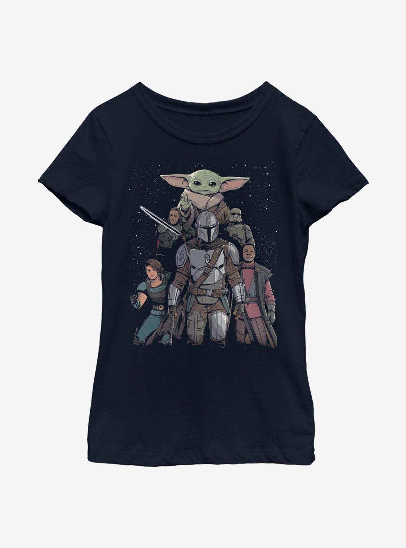 Star Wars The Mandalorian Mandalorian Movie Poster Youth Girls T-Shirt, , hi-res