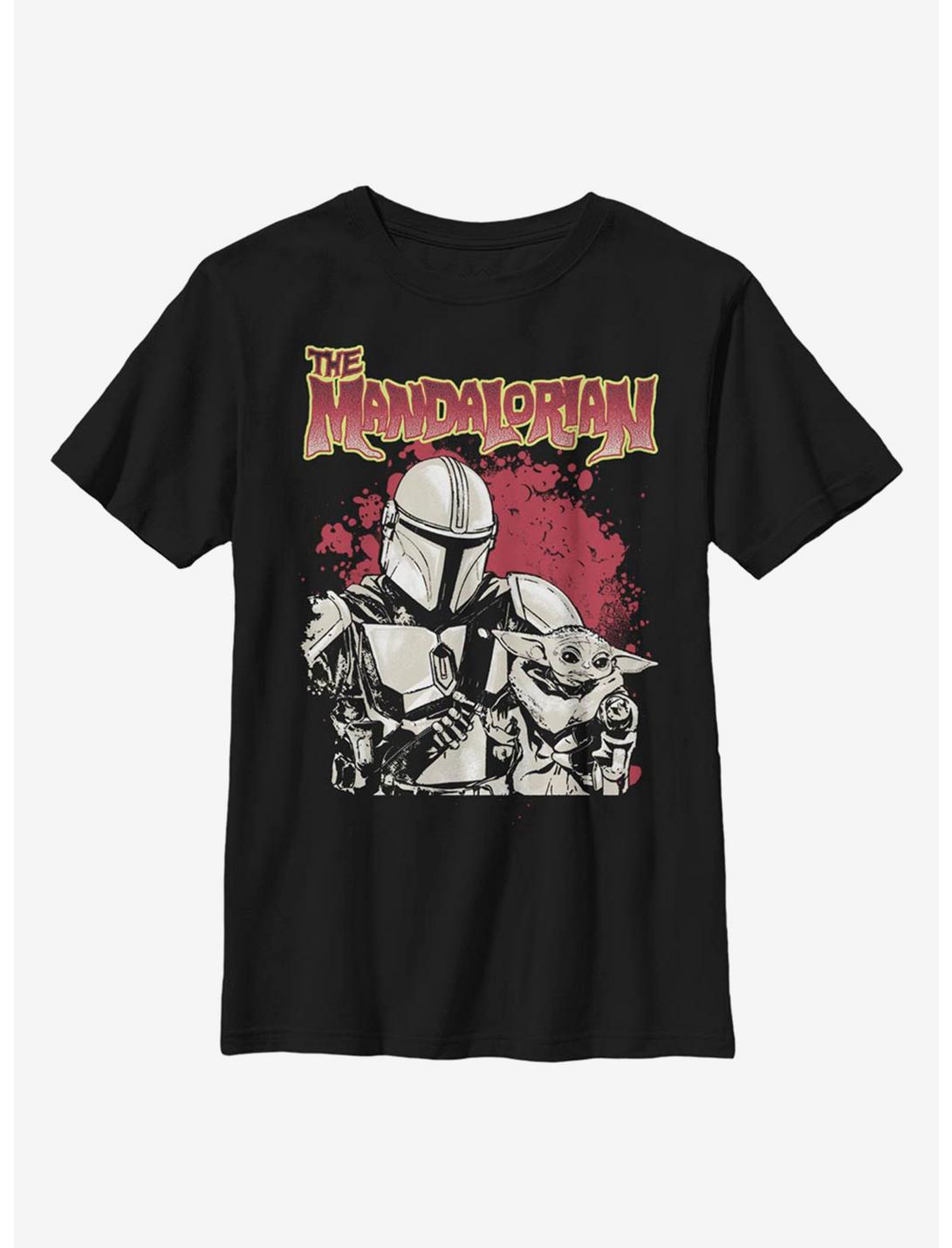 Star Wars The Mandalorian Nice Pair Youth T-Shirt, BLACK, hi-res