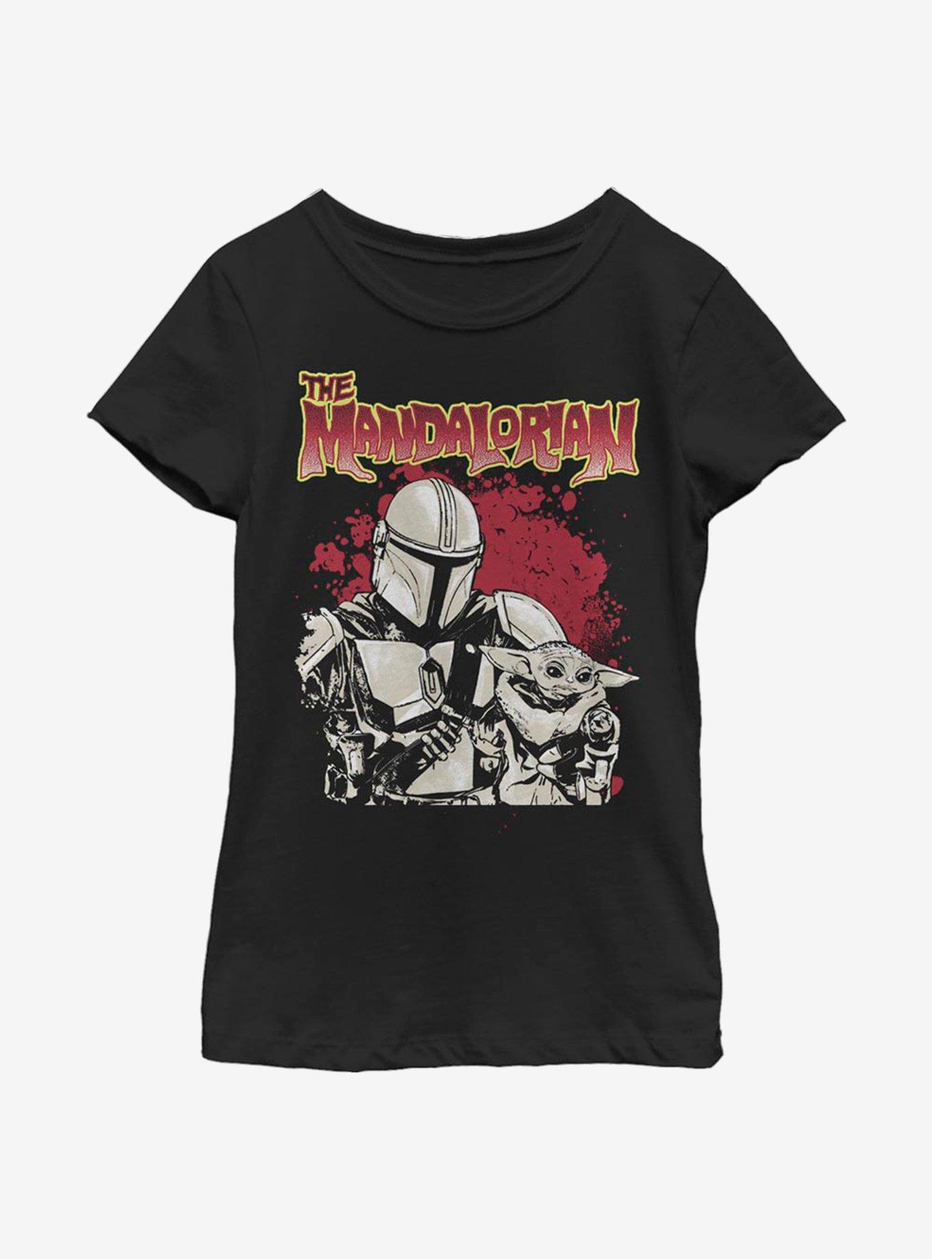 Star Wars The Mandalorian Nice Pair Youth Girls T-Shirt, BLACK, hi-res view 1