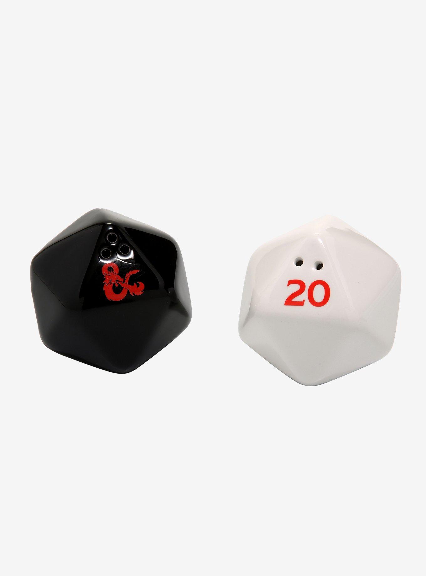 Dungeons & Dragons D20 Salt & Pepper Shaker Set, , hi-res