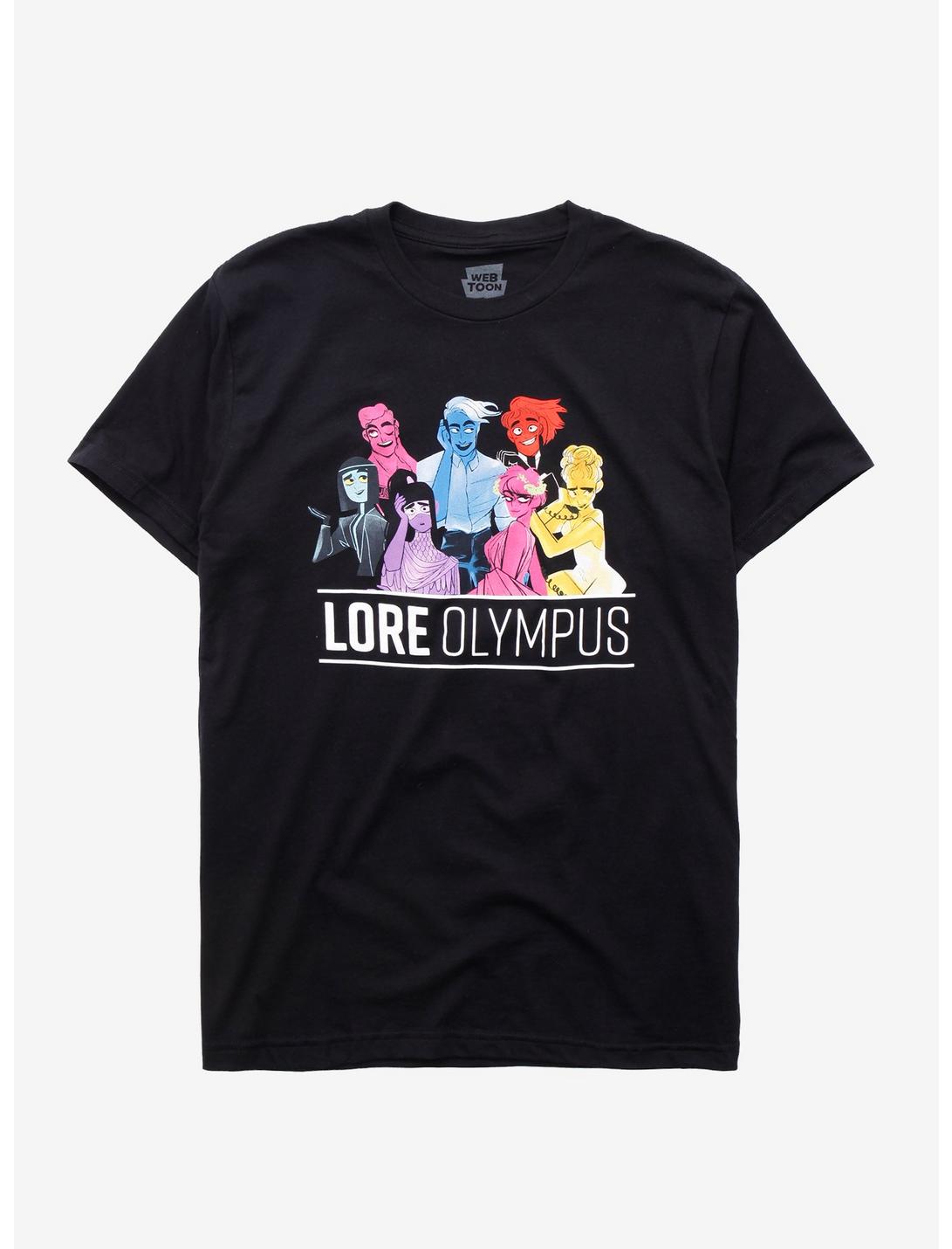 Lore Olympus Characters T-Shirt, BLACK, hi-res